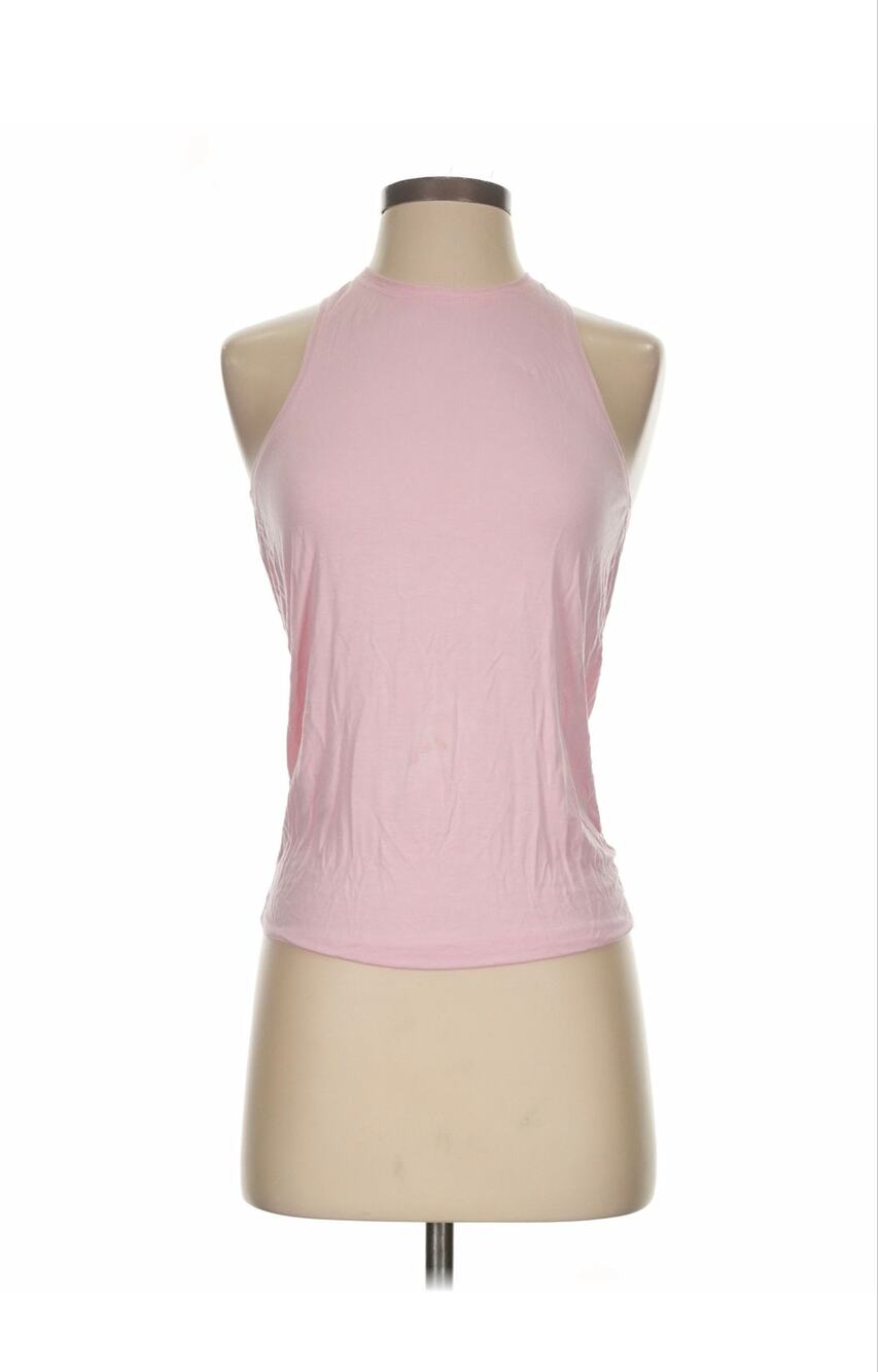 Lululemon Pink Open Back Twist Tank Top Women's Athletic Yoga